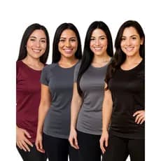 kit 4 baby look 100 % polister  feminina esportiva