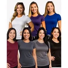 Kit 68 Camisetas Baby Look Feminina Dry Fit Moda Esportiva Fitness Academia Treino Crossfit