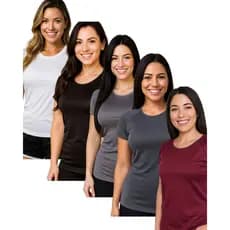 kit 5 baby look  feminina esportiva