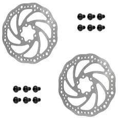 Par Disco Rotor De 160mm Para Freio A Disco GTS Com 6 Parafusos Para Bicicleta Aro 26 - 29