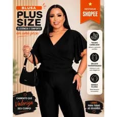 Cropped Plus Size Feminino Blusa Feminina Casual Manga Curta Moda Evangélica GG G1 G2 G3 Confortável Grande Leve Balada