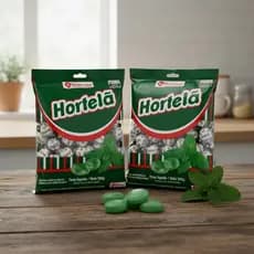 Kit 2 Pacotes Bala Dura Sabor Hortelã Soberana 1kg - Pack Econômico