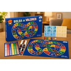 Jogo Tabuleiro Bolsa De Valores Educativo 2 a 4 Jogadores  Infantil + 6 anos