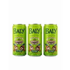 Kit 3 Energéticos Baly Energy Drink Uva Verde Churrasco On Fire 250ml