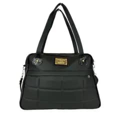 Bolsa Transversal Feminino Media de Ombro 2 Divisorias e 2 Alças Trabaho Elegante com Compartimento