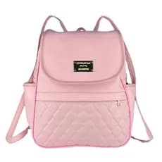 Mochila Feminina de Costas Mochilinha Courino Bolsa Elegante com  Alças Reguláveis