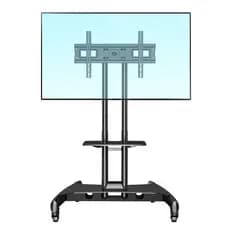 Suporte de Chão Pedestal TV até 65kg 85 polegadas com rodas ELG A06V6_PRO AVA1500