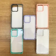 Capinha Protetora Transparente MOTOROLA EDGE 50 FUSION/G85/Edge 50 Pro/G04/G24/G34/G54/G14/G84 Capa 3 em 1 Anti Pacto