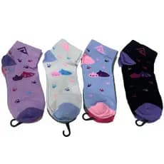 kit  12  Pares de meia Sport femininas 36-40 Algodão para  com cores variadas