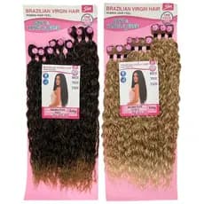 Cabelo Orgânico Cacheado Selena Plus Rebecca Sleek 75 Cm 320Gr - Adere Creme