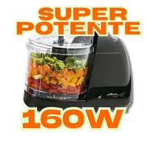 Mini Processador de alimentos  Turbo Britânia 2P 160W Jarra 0,36L Lâmina Aço Inox Transparente Trituração Fácil
