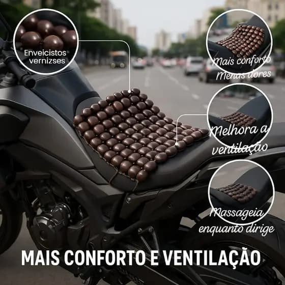 kit capa de banco ergométrica kit revenda banco de moto 99moto Uber moto moto Honda Ifood entregador