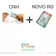 Película protetora de documentos1, 2 ou 3 unidades CNH RG e similares motorista profissional entregador Ifood 99moto ind
