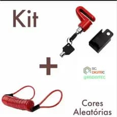 kit trava freio a disco e cabo lembrete