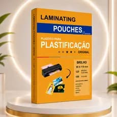 Polaseal RG 80x110 - 100 Folhas - Plástico para Plastificação Pouch Film Identidade - 125 Micras