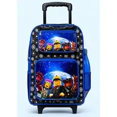 Mochila Infantil de Carrinho Grande Roblox Menino Escola