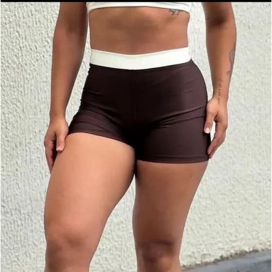 short cross cintura alta fitness academia Crossfit