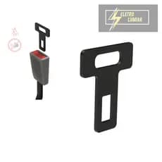Fivela Lingueta Clip Universal Veicular Para Cinto De Segurança Cachorro Suporte Coleira PET