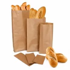 Aprox. 100 Sacos Kraft Mix Reforçados Para Delivery Lanches Pães Embalagem