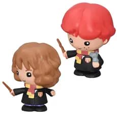 KIT BONECOS HERMIONE E RON WEASLEY COLECIONAVEIS - GANHE UM BRINDE MÁGICO SURPRESA