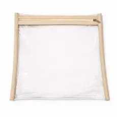 Kit Saquinho Econômico Organizador Maternidade Multiuso Transparente Rosa, Bege, Azul