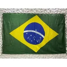 Canga De Praia Saída De Praia Feminina Unissex Patriota Bandeira do Brasil Ordem e Progresso Lisa