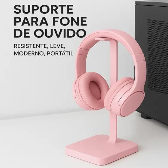Suporte para fone de ouvido de mesa headset headphone gamer universal para todos modelos de Fone