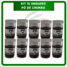 PÓ DE CHUMBO - KIT 10 UNIDADES (UMBANDA E CANDOMBLÉ)