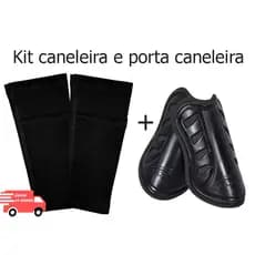 Kit Caneleira e Suporte para Caneleira Canelito Infantil Adulto