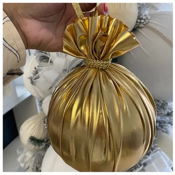 Kit Bola de Natal grandes luxuosas e elegante chiquíssima decoração natalina
