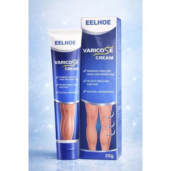 Creme para Varizes e Vasinhos nas Pernas – Alívio de Inchaço e Cansaço 20g