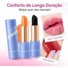 Batom Efeito Natural Maycheer Cor Suave Longa Duração Uso Diário