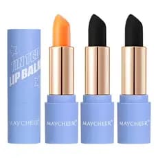 Lip Balm Colorido Hidratante 24 Horas – Cor Natural com Mudança de Temperatura