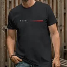 Camiseta Masculina Premium Paris Style | Elegância Urbana | Algodão Macio