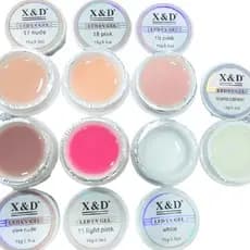 Gel X&d 15g Led Uv Gel para Unhas Xd Profissional Acrigel Alongamento Xed