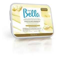 Cera Depilatória Quente Chocolate Branco Depil Bella 800gr