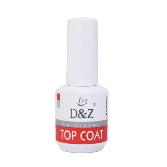 Top Coat Selante D&Z 15ml - Extra Bilho Unha Gel Acrigel Fibra Porcelana