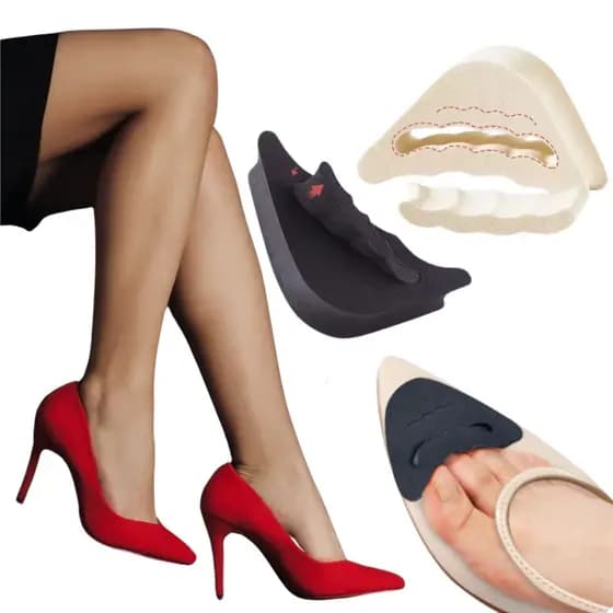 Sapato Almofadado Anti-Pain Com Ponta De Pé / Antepé / Sapato Redondo