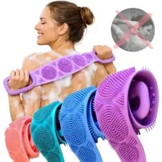 Escova de Banho de Silicone Antibacteriana Bucha para Lava Costa