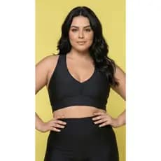 Kit 5 Top Cropped G1 ao G3 Nadador Plus Size Academia Grosso