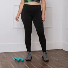 Calça Legging Plus Size Bolha Disfarça Celulite Feminina Grossa Não Fica Transparente Academia Fitness G1 G2 G3 Cós Alto