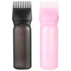Pente Frasco Plástico Aplicador De Coloração Tintura Para Cabelo 170ml