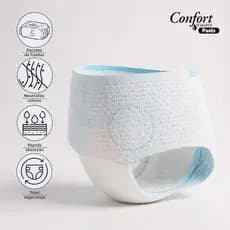 Fralda Geriátrica Descartável Unissex Calcinha/Cueca Pacote Confort Master 32 ou 64 ou 96 Unidades