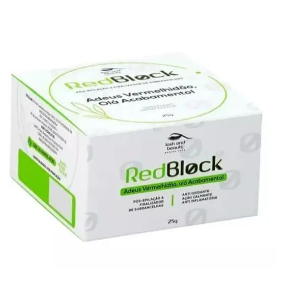Mousse Mágico Red Block Pós Epilação E Finalizador Sobrancelhas Adeus Vermelhidão 25g