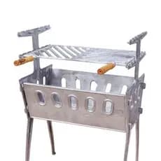 Churrasqueira Desmontável Portátil Alumínio Puro Fundido com Grelha Excelente Qualidade