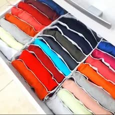 Colmeia Organizadora de Gavetas Tamanho M - Perfeita para Camisas Fit, Shorts e Muito Mais
