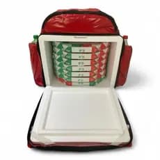 mochila Bag com isopor para entregas delivery