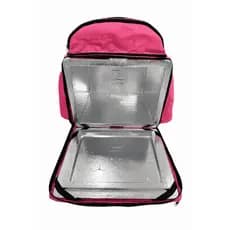 Bag motoboy para entregas delivery modelo aplicativo de nylon com bolsão térmico