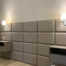 Cabeceira Modular Suede Estofada Retangular 40x30cm Para Cama Box Solteiro Casal Queen King
