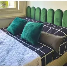Cabeceira Adesiva Para Cama Queen Estofada Modular 1,60m x 45cm